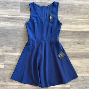 NWT Lulus Navy Blue Mini Dress Size M